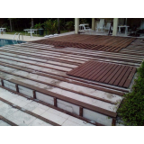 deck de madeira estrutura